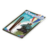 Kronplatz Italië skiposter Magneet (Linkerzijde)