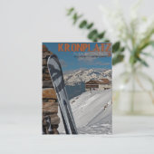 Kronplatz Skis Briefkaart (Staand voorkant)