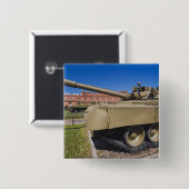 Kronverksky Island, Artillerie Museum, tanks Vierkante Button 5,1 Cm (Voorkant /achterkant)
