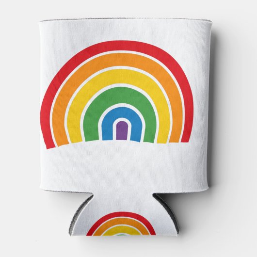 Krookende regenboog blikjeskoeler (Voorkant)