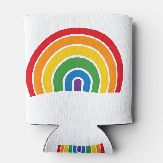 Krookende regenboog blikjeskoeler (Achterkant)