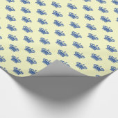 Kroon 01 - Zeemacht op Bleek geel Cadeaupapier (Hoek)