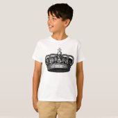  kroon 02 - zwart t-shirt (Voorkant volledig)