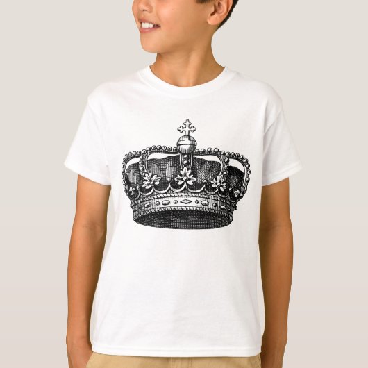  kroon 02 - zwart t-shirt (Voorkant)