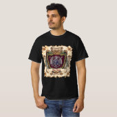 Kroon Banner Adelaar Achternaam T-shirt (Voorkant volledig)
