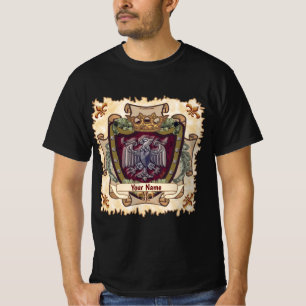 Kroon Banner Adelaar Achternaam T-shirt