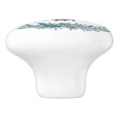 Kroon Bij Krans Keramische Knop (Zijkant)