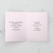 Kroon Bijbelvers Christelijk Geloof Licht Roze Kaart (Binnen)