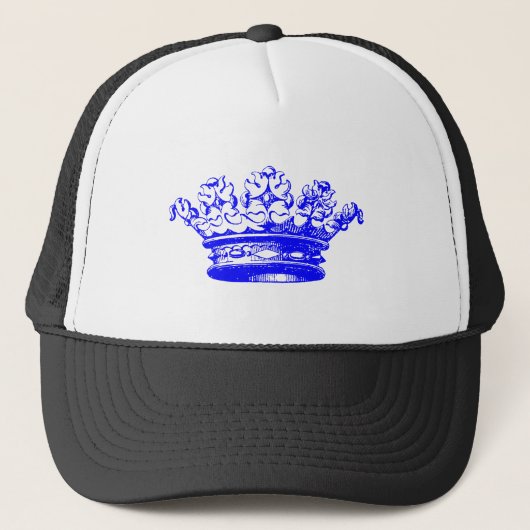  kroon - blauw trucker pet (Voorkant)