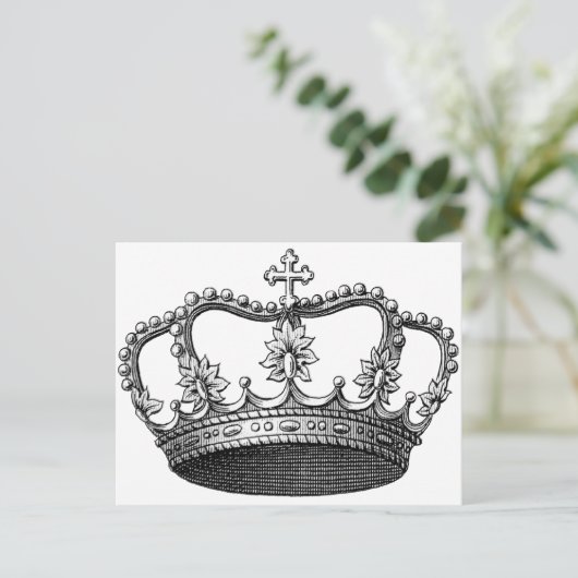  kroon briefkaart (Staand voorkant)