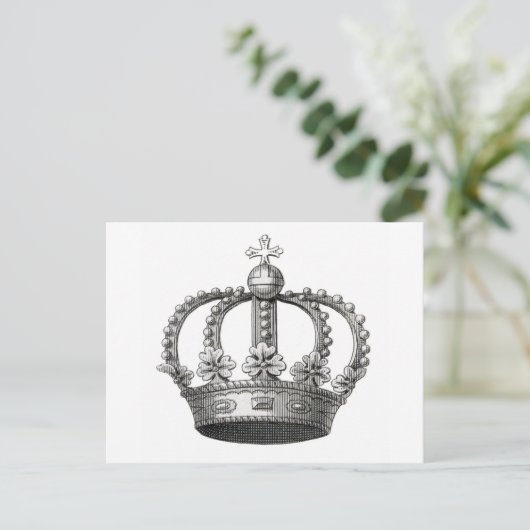  kroon briefkaart (Staand voorkant)