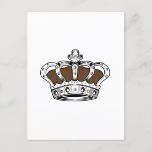 Kroon - Bruin Briefkaart