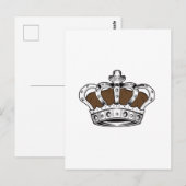 Kroon - Bruin Briefkaart (Voorkant / Achterkant)