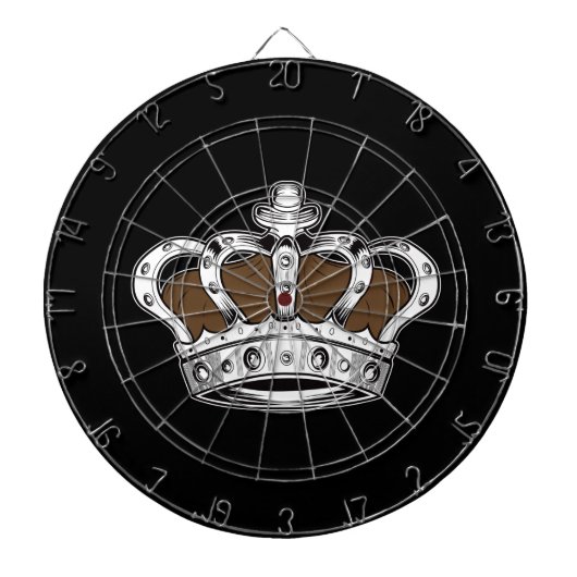 Kroon - Bruin Dartbord (Voorkant)