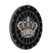 Kroon - Bruin Dartbord (Voorkant Links)