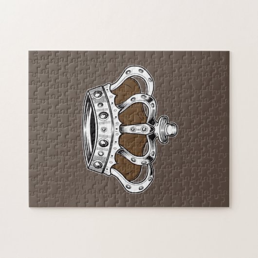 Kroon - Bruin Legpuzzel (Horizontaal)