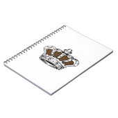 Kroon - Bruin Notitieboek (Linkerzijde)