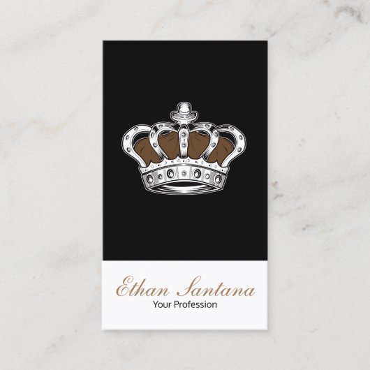 Kroon - Bruin Visitekaartje (Voorkant)