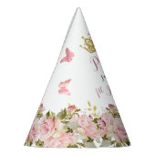 Kroon | Butterflies Floral Princess 1st Birthday Feesthoedjes (Links)