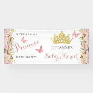 Kroon   Butterflies Floral Princess Baby shower Spandoek