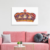 Kroon Canvas Afdruk (Insitu (Woonkamer))