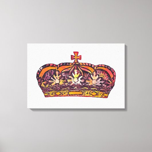 Kroon Canvas Afdruk (Voorkant)