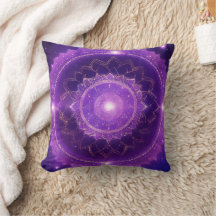 Kroon Chakra Paarse Mandala