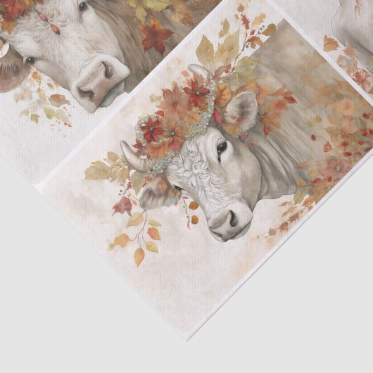 Kroon der bladeren tissuepapier (Detail)