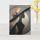 KROON ELEGANTIE #1 KAART (Gele Bloem)