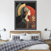 KROON ELEGANTIE #2 CANVAS AFDRUK (Insitu (Slaapkamer))