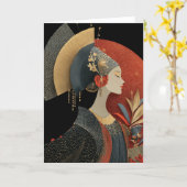 KROON ELEGANTIE #2 KAART (Gele Bloem)