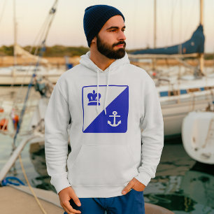 Kroon en anker hoodie