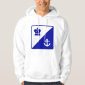 Kroon en anker hoodie (Voorkant)
