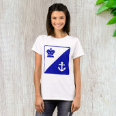 Kroon en anker t-shirt