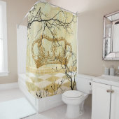Kroon en bijkantoren Fantasy Douchegordijn (In situ)