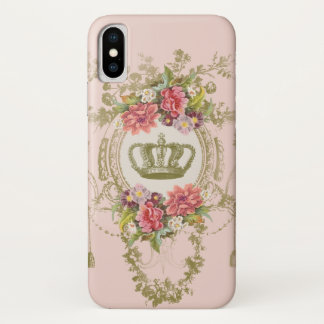 Kroon en bloemen Case-Mate iPhone case