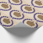 kroon en garland cadeaupapier (Hoek)