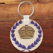 kroon en garland sleutelhanger (Voorkant)