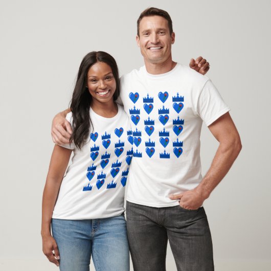 Kroon en Hart T-shirt (Unisex)