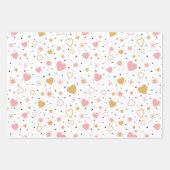 Kroon en harten inpakpapier vel (Voorkant 2)