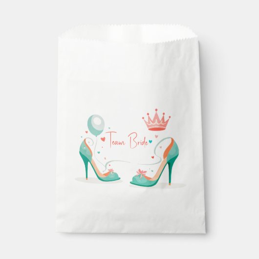 Kroon en Hoge Hakken – Glamoureuze Roze & Mint The Bedankzakje (Voorkant)