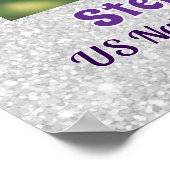Kroon en lint-pagina banner poster (Hoek)