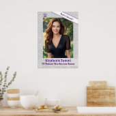 Kroon en lint-pagina banner poster (Keuken)