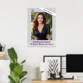 Kroon en lint-pagina banner poster (Thuiskantoor)