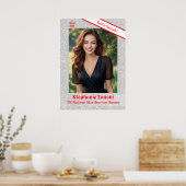 Kroon en lint-pagina banner poster (Keuken)