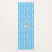 Kroon en ster patroon yogamat (Achterkant)