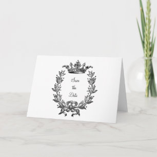Kroon en Wreath Art Feestdagen Kaart