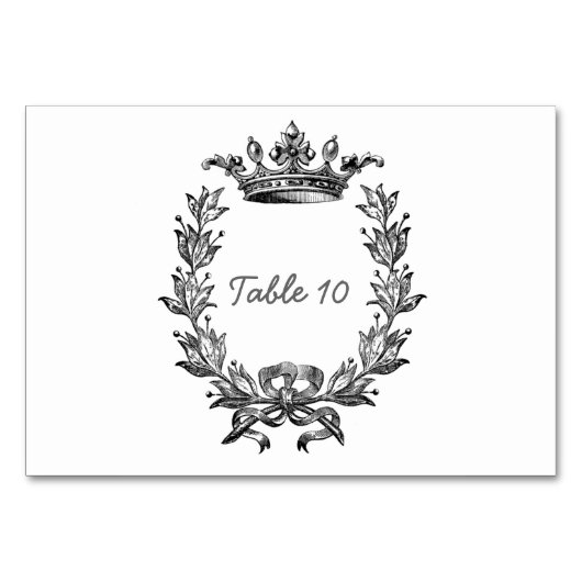  Kroon en Wreath Art Kaart (Voorkant)