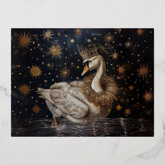 Kroon - Folie ansichtkaarten Uitnodiging Briefkaart (Voorkant)