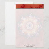 Kroon - Fractal Briefpapier (Voorkant / Achterkant)